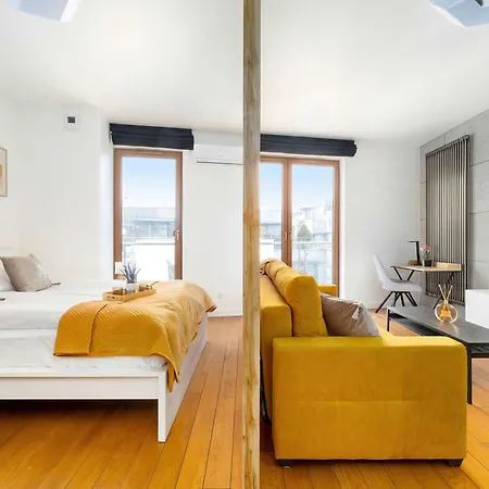 Apartman Air Conditioned Studio With Parking Krakow Grzegorzecka 67F By Heyrent Premium